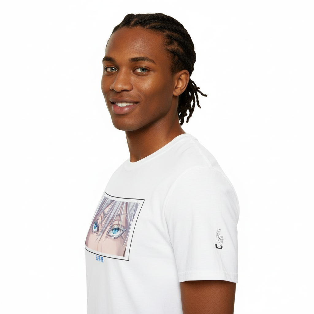 Gojo Satoru Curse Eyes T-Shirt Printify