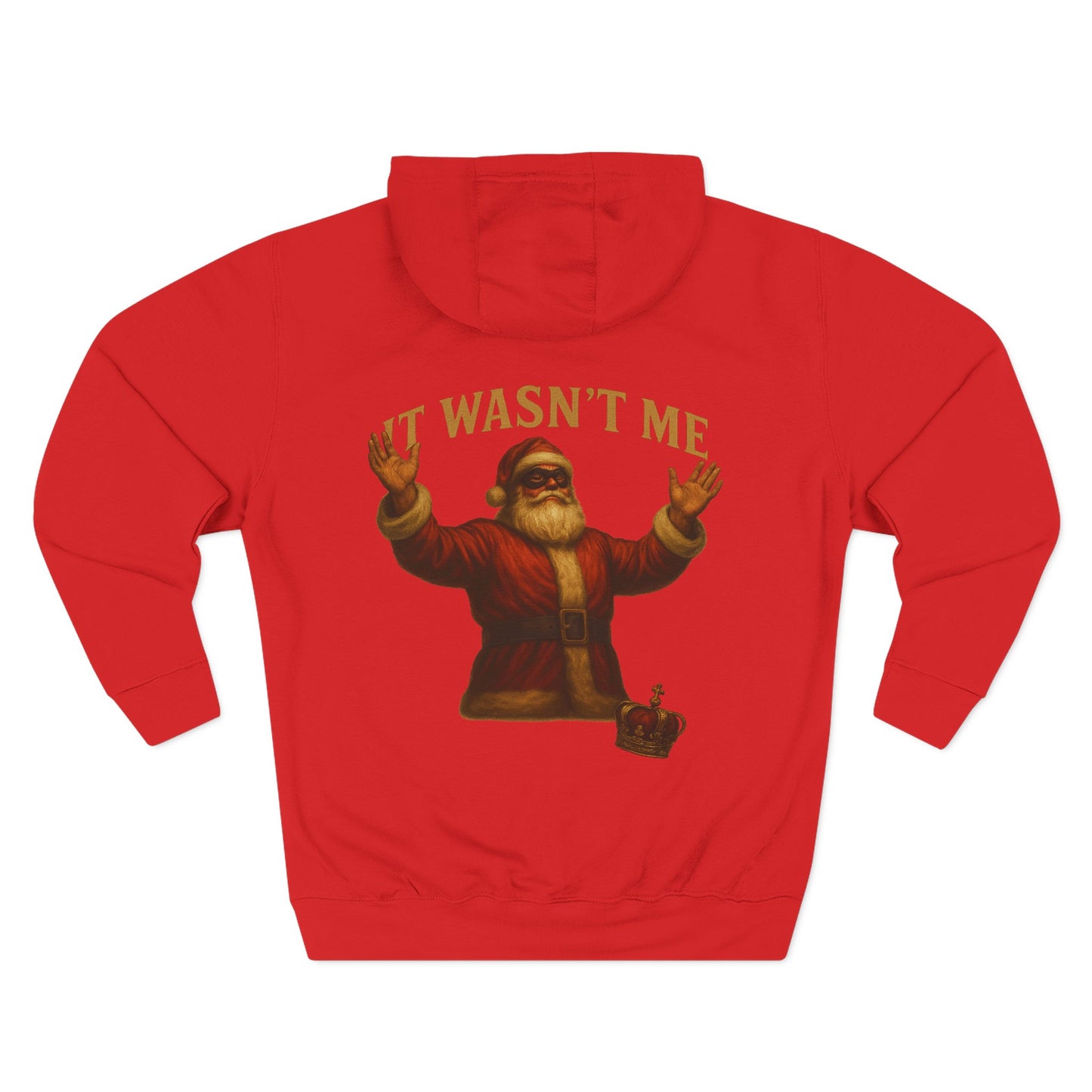 It Wasn't Me Santa Hoodie