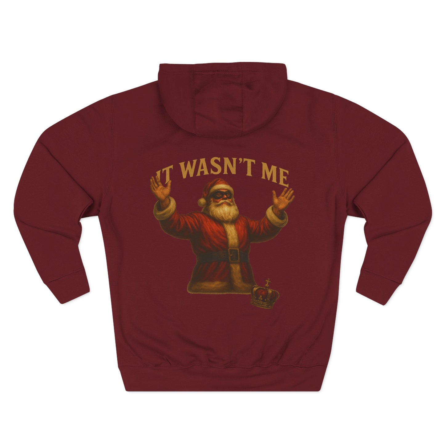 It Wasn't Me Santa Hoodie