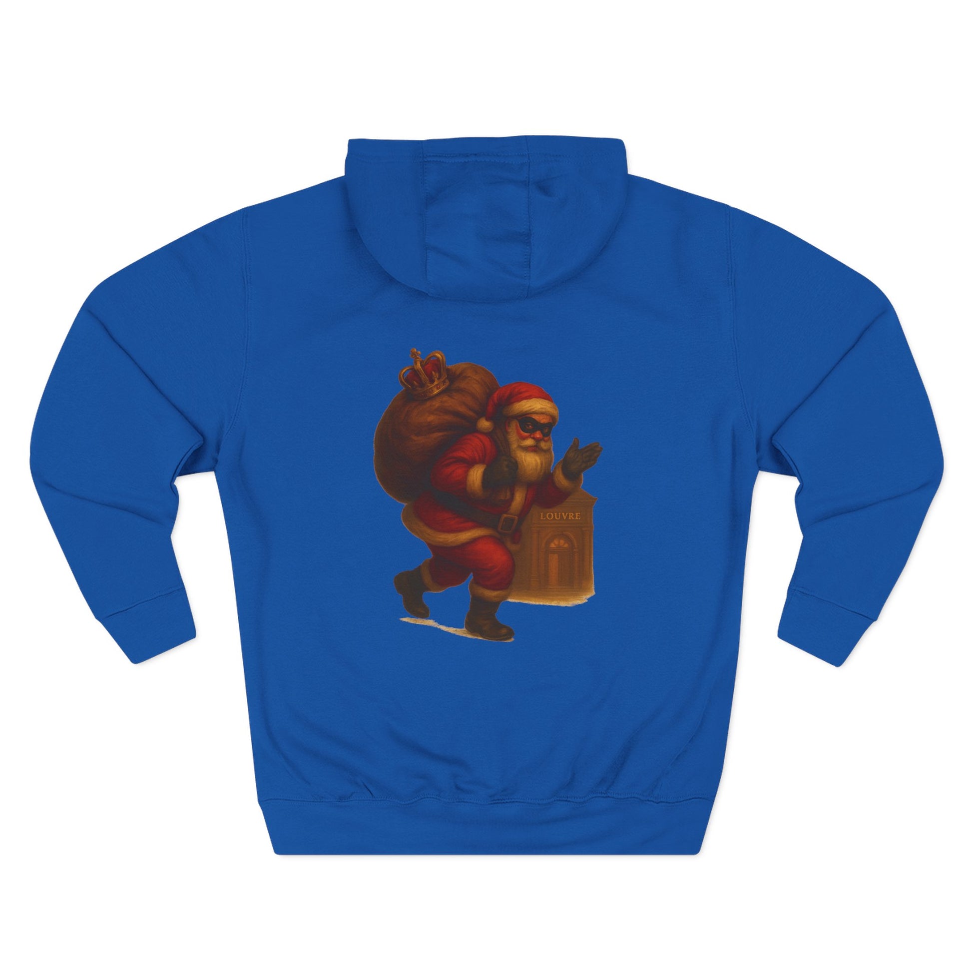 Vintage Santa Claus Oh! Oh! Oh! Hoodie | Christmas Holiday Sweater-Style Sweatshirt Printify